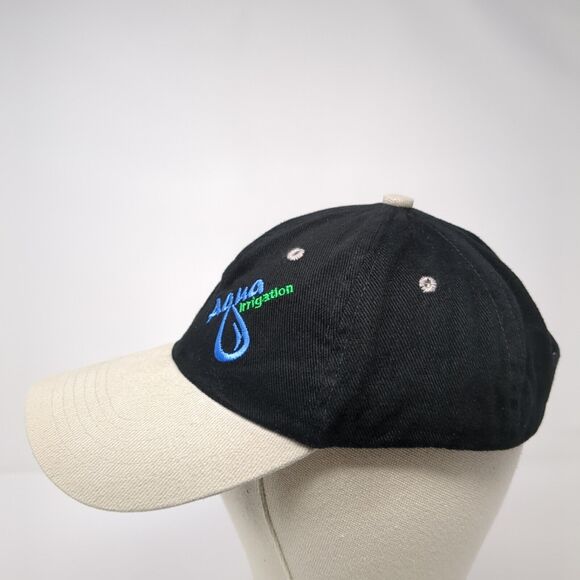 Aqua Irrigation Slideback Hat Black OSFA Embroidered Colorblock Unique - Picture 3 of 8